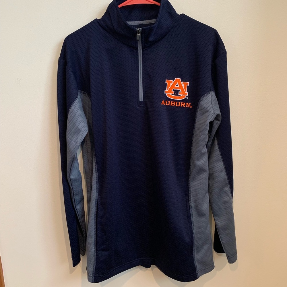 Men’s auburn school quart zip sweat shirt M